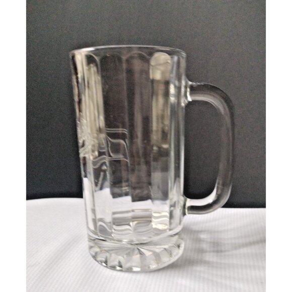 MLB Baseball Los Angeles LA Dodgers Etched Glass Stein Mug 6"X3" - Picture 6 of 10